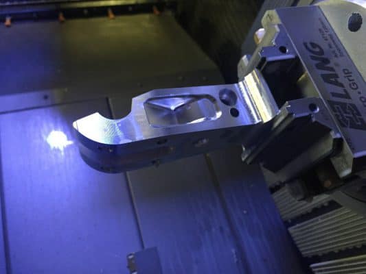 Potence Sangrios DolceVita dans la machine DMG CN 5 axes