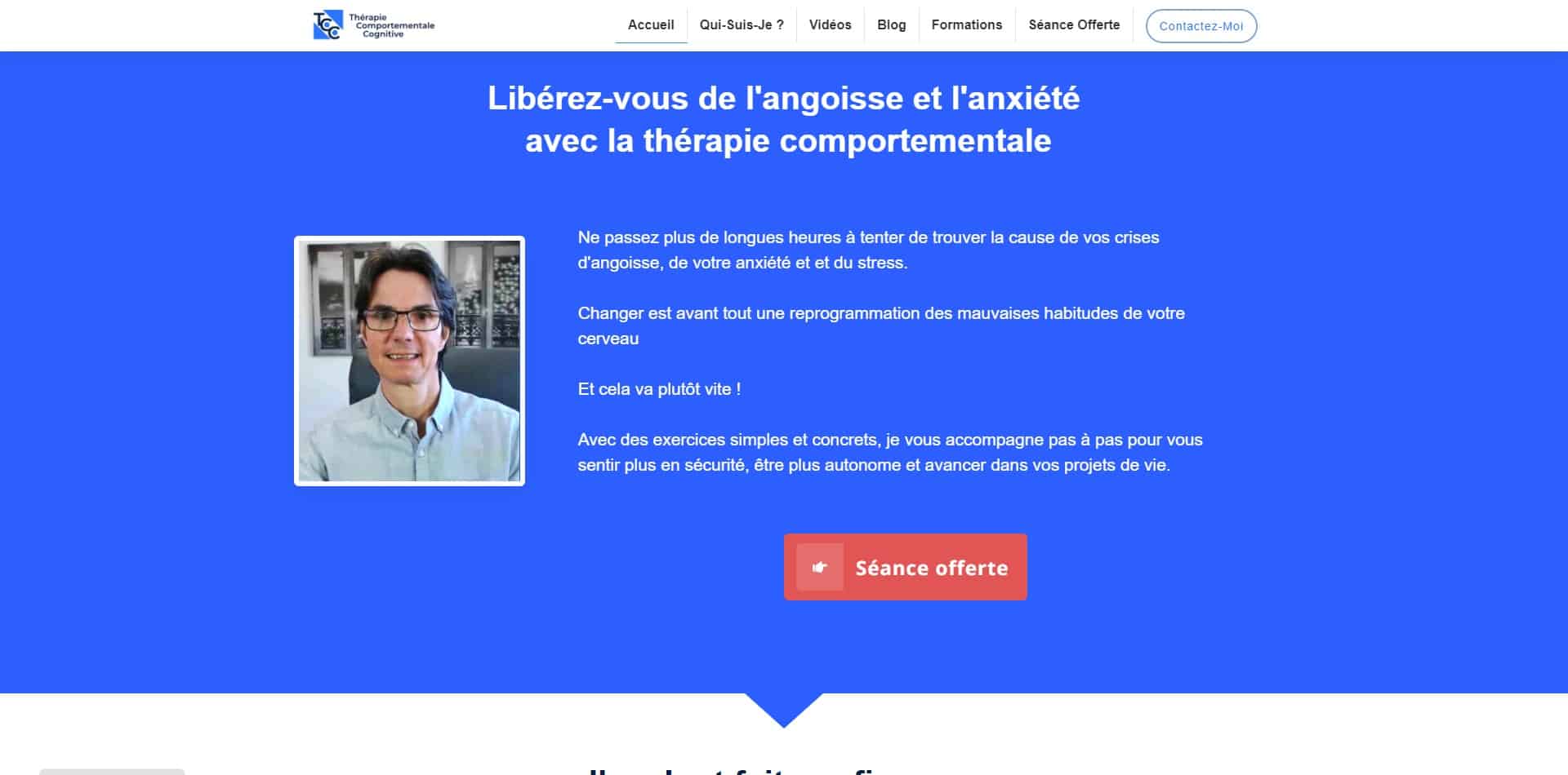 Site Therapie comportementale - Couverture