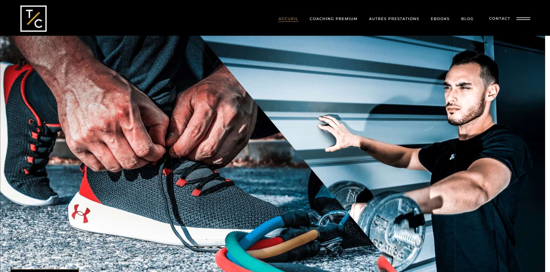 Site Tom Coaching - Couverture